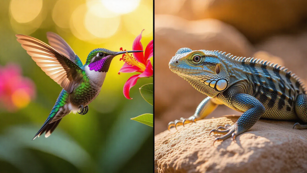 colibri reptil