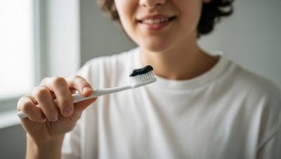 El carbón blanquea los dientes o los desgasta
