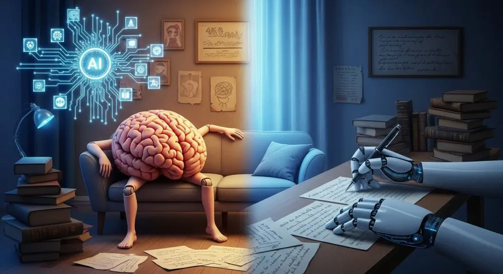 La inteligencia artificial nos vuelve más tontos