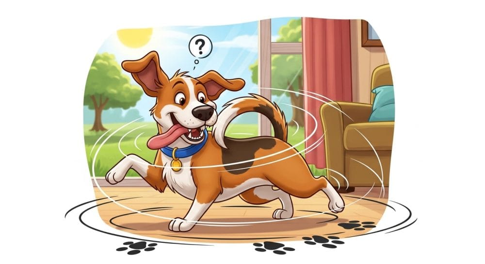 Por qué los perros persiguen su propia cola