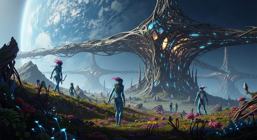 civilización extraterrestre en una supertierra