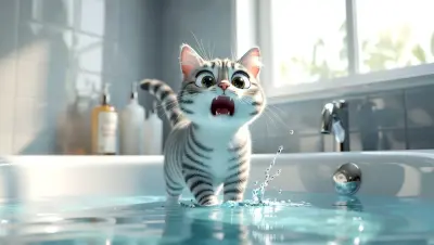 Por qué los gatos odian el agua