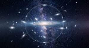 Simulación revela 100 galaxias ocultas orbitando la Vía Láctea